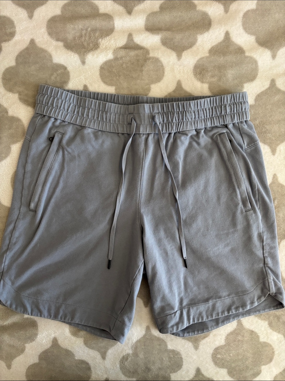 CALIA by Carrie Underwood Light Gray Athletic Drawstring Shorts